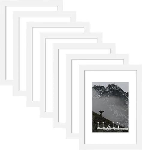 Miniatura 21 de Picrit Marco negro para póster de 24 x 34 pulgadas, paquete de 7 unidades, para fotos de 20 x 30 pulgadas con paspartú o de 24 x 34 pulgadas sin