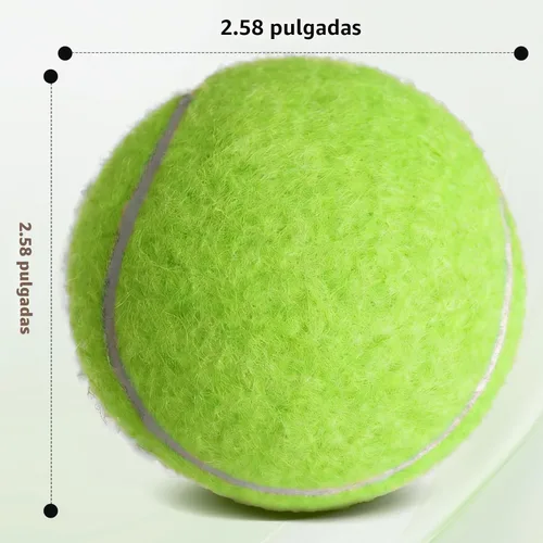 Miniatura 3 de FURWEY - Pelotas de tenis, paquete de 24/36/80 pelotas de tenis a granel, pelotas de tenis sin presión, vienen con bolsa de malla para un fácil
