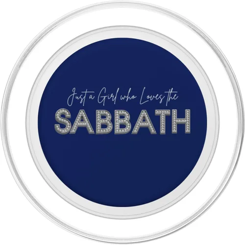 Miniatura 2 de Just a Girl who Loves the Sabbath. 7th Day Sabbath Keeper PopSockets MagSafe PopGrip for iPhone