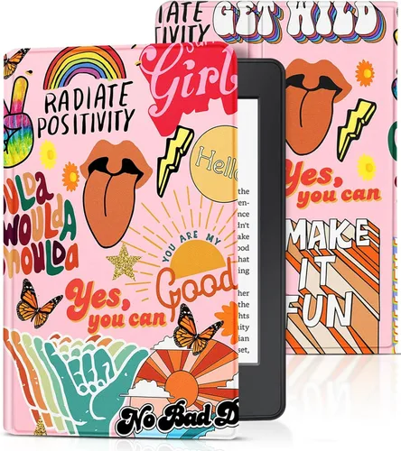Uppuppy Funda para Kindle Paperwhite de 11.ª generación de 6.8 pulgadas 2021/Paperwhite Signature Edition Linda para mujeres, niñas, adolescentes,