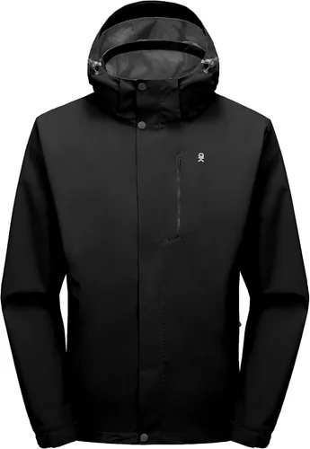 Miniatura 2 de Little Donkey Andy Chaqueta impermeable para hombre, ligera, con capucha, para viajes, senderismo, golf