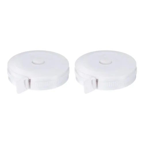 Miniatura 9 de HARFINGTON 2 cintas métricas redondas retráctiles de 4.9 ft/60 pulgadas, tamaño de bolsillo para medidas de cuerpo, tela, costura y manualidades