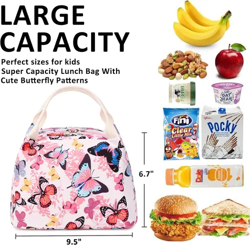 Miniatura 8 de Joyfulife Mochilas para niñas, mochilas para niños, mochilas para adolescentes, mochila para estudiantes escolares con lonchera, bolsas para lápices