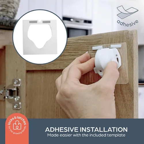 Miniatura 5 de Dreambaby Llave de repuesto de repuesto para cerradura magnética adhesiva Dreambaby (1 unidad), apta para cerraduras magnéticas adhesivas Dreambaby