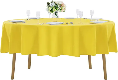 Miniatura 52 de Cupuamon - Mantel rectangular de 60 x 84 pulgadas, tela de poliéster lavable para decoración de bodas, fiestas, cenas y banquetes