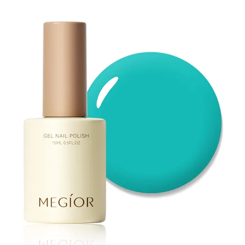 Miniatura 88 de MEGIOR Esmalte de uñas de gel blanco de 0.5 fl oz, color blanco antiguo, secado con luz UV, esmalte de gel francés, arte de uñas, salón de manicura