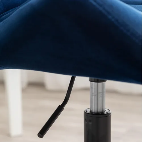 Miniatura 9 de Roundhill Furniture Eldon Diamond - Silla de oficina giratoria ajustable con diseño capitoné, color gris y azul