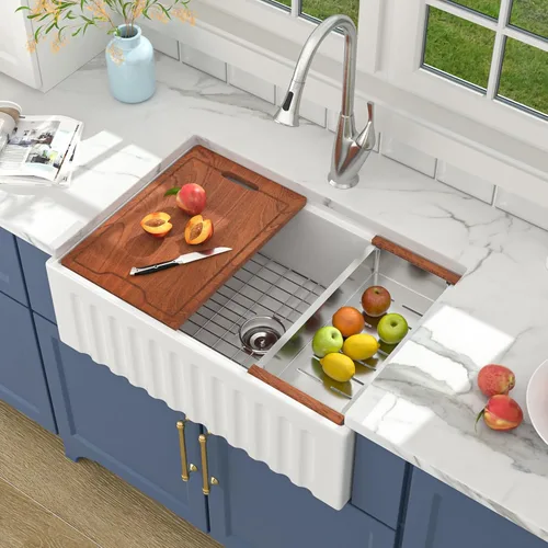 Miniatura 2 de Lordear Farmhouse Kitchen Sink