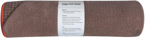 Miniatura 12 de Muka Toalla para esterilla de yoga con punto de agarre, antideslizante, absorbente de sudor, toalla para yoga, pilates, fitness, 72 x 24 pulgadas