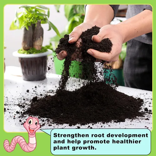 Miniatura 2 de Doter - Fertilizante orgánico de fundición de gusanos, 1.1 libras, fertilizante All Nature para jardinería, tomate, fresa, flores y hierbas