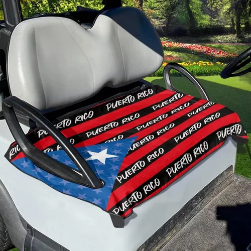 Miniatura 29 de AFPANQZ Toalla personalizada para cubierta de asiento de carrito de golf, añade tu texto, imagen, logotipo, nombre, protector de asiento de carrito