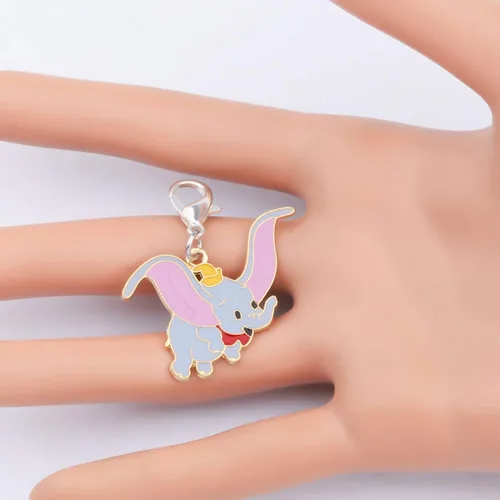 Miniatura 5 de AKTAP Divertido dije con cremallera inspirado en elefante mosca para bolso de mano, bolso de mano, colgante de elefante mosca para hacer joyas