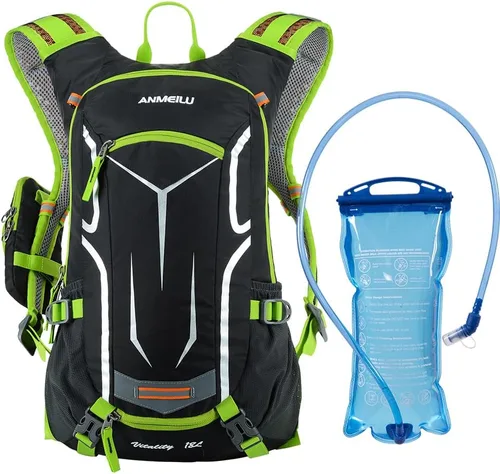 Miniatura 9 de Mochila de ciclismo al aire libre, 18L, color negro