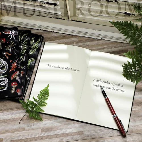 Miniatura 5 de Ctosree Paquete de 4 cuadernos de arte de diamantes, setas y mariposas, caracoles de pintura de diamantes, kits de diario de pintura de diamante, A5