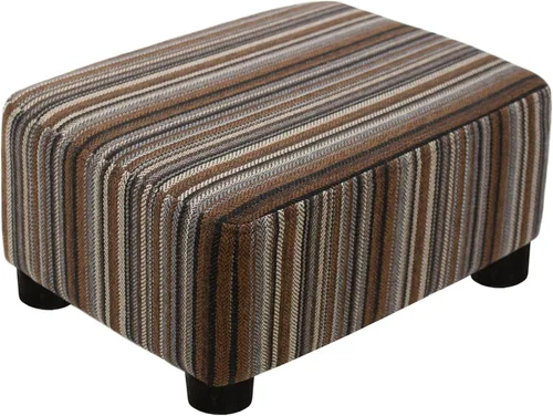 Miniatura 18 de CAROLMADE Taburete Pequeño Otomana Reposapiés con Patas Bajo el Escritorio Reposapiés para Sala de Estar, Dormitorio y Oficina, Negro