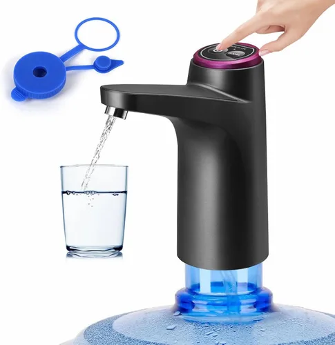 Bomba de Agua para Jarra de 5 Galones, Dispensador de Agua de 5 Galones, Dispensador de Agua con Carga USB-C, Bomba de Agua Eléctrica para Botella