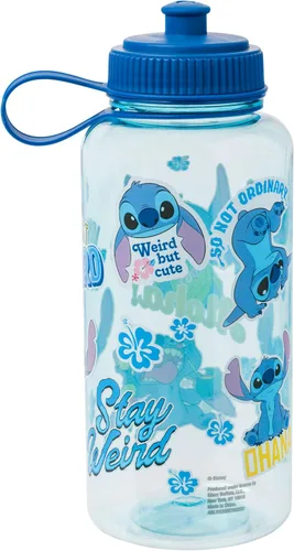 Miniatura 12 de Silver Buffalo Disney Lilo y Stitch Saludos desde Hawái con Scrump, Vaso de doble pared con forma de piña, 473 ml (16 oz)