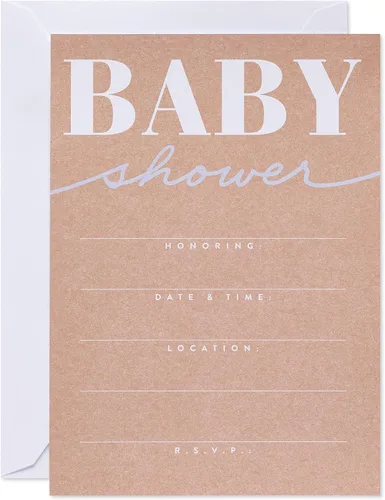 Miniatura 7 de American Greetings Paquete de tarjetas de agradecimiento para baby shower (48 unidades)
