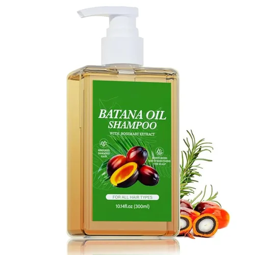 Champú de aceite Batana de 10.1 fl oz/10.14 oz para el crecimiento del cabello, champú de romero de batana, nutritivo y rejuvenecedor para suavidad