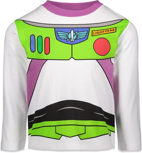 Miniatura 2 de Disney Toy Story Cars - Paquete de 2 camisetas de manga larga para cosplay de Mickey Mouse para niños pequeños