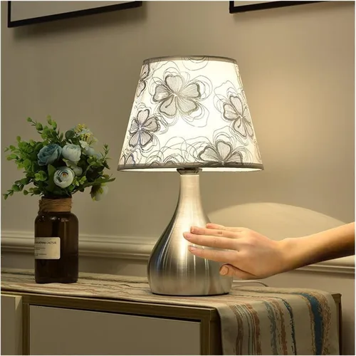 Miniatura 3 de Lámpara de mesa tradicional, moderna, estilo de lámpara de mesita de noche, romántica, cálida, luz de noche, sala de estar, estudio, lampara