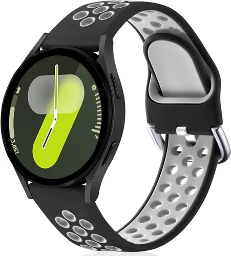 Miniatura 17 de Lerobo Bandas Compatibles con Samsung Galaxy Watch 7 6 5 4 Banda/5 Pro/Active 2 Bandas de Reloj 40mm 44mm, Banda de Reloj 4 6Classic 46mm 42mm, B