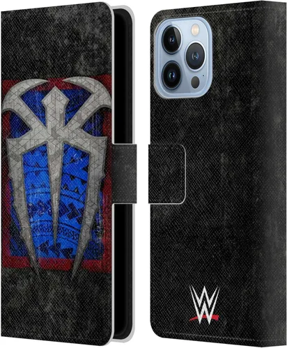 Miniatura 71 de Head Case Designs Officially Licensed WWE Distressed Logo Roman Reigns Leather Wallet Case Compatible with Apple iPhone 11
