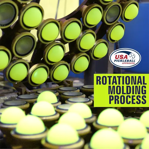 Miniatura 3 de S-40 - Pelotas de pickleball para exteriores, 40 agujeros, aprobadas por la USAPA, material de polietileno duradero, construcción sin costuras