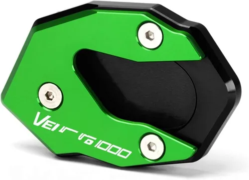 Miniatura 9 de Almohadilla de extensión de pie lateral para Kawasaki para VERSYS 1000 SE para Versys 1000SE 2019 2021 2023 (color : verde)