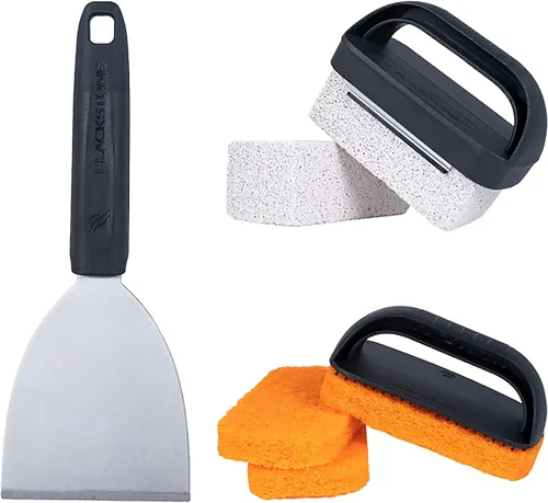Miniatura 9 de BLACKSTONE 5060 - Kit de limpieza profesional de 8 piezas, acero inoxidable, color negro (paquete de 2)