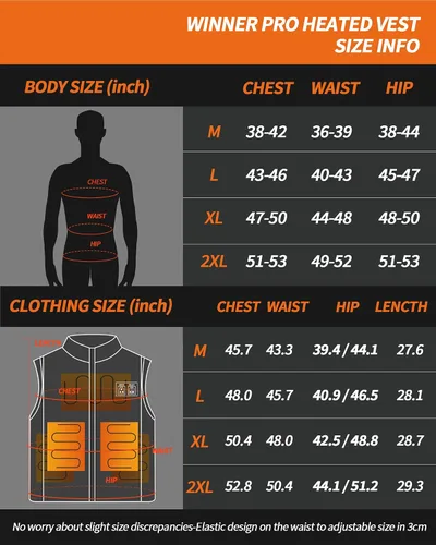 Miniatura 7 de Chaleco térmico para hombres y mujeres, chaleco térmico de forro polar con batería de 7.4 V, chaleco eléctrico ligero con aislamiento