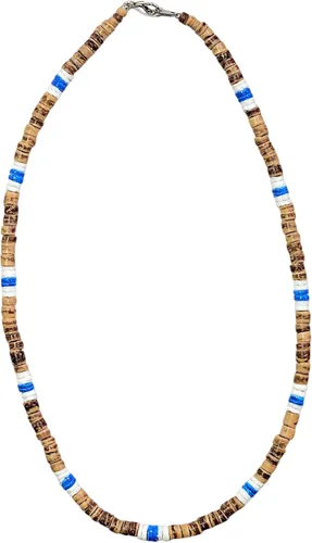 Miniatura 31 de BlueRica Collar de cuentas de concha de coco y puka (18")