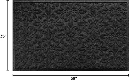 Miniatura 3 de Alfombra WaterHog para entradas – Alfombra para interior/exterior para entrada de casa, diseño duradero que atrapa la suciedad para puerta delantera