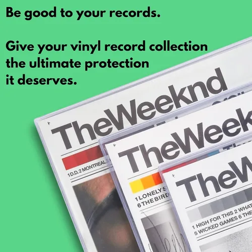 Miniatura 3 de Toploader para discos de vinilo de 12 pulgadas, protector de fundas de disco de vinilo duro, 0.276 in de grosor, funda de almacenamiento duro