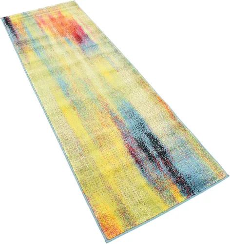 Miniatura 6 de Unique Loom colección Lyon - Alfombra abstracta y moderna, Polipropileno, Azul (multi/blue)