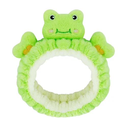 Miniatura 11 de Diadema Kawaii Spa para lavar la cara, maquillaje, fiesta, diadema azul suave para mujeres y niñas