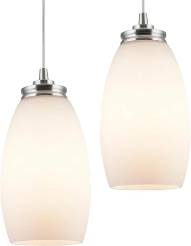 Miniatura 10 de Revel Coast mini luz colgante moderna de 9 pulgadas hecha a mano, de mosaico de vidrio y acabado níquel satinado Níquel cepillado + concha marina