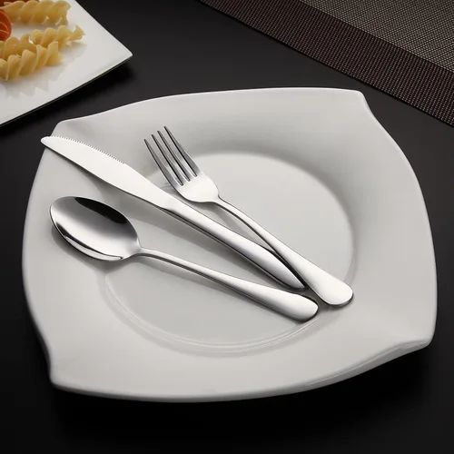 Miniatura 3 de DEVICO Utensilios portátiles, juego de cubiertos de viaje y campamento, 8 piezas, incluyendo cuchillo, tenedor, cuchara, palillos, cepillo