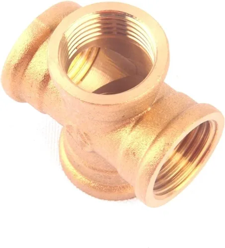 Miniatura 4 de ZHaonan- Manguera de latón, 1 conector de latón de 4 vías, rosca hembra de 1/2 pulgada, divisor de manguera de jardín, accesorios de manguera