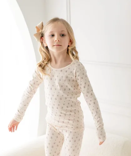 Miniatura 145 de AVAUMA Conjunto de pijama de algodón para bebés y niñas de 6 meses a 7 años