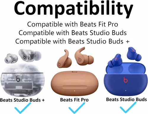 Miniatura 2 de A-Focus Galaxy Buds 2 Pro 214523 - Puntas de doble brida y espuma viscoelástica de repuesto, con cancelación de ruido, compatible con Beats Studio