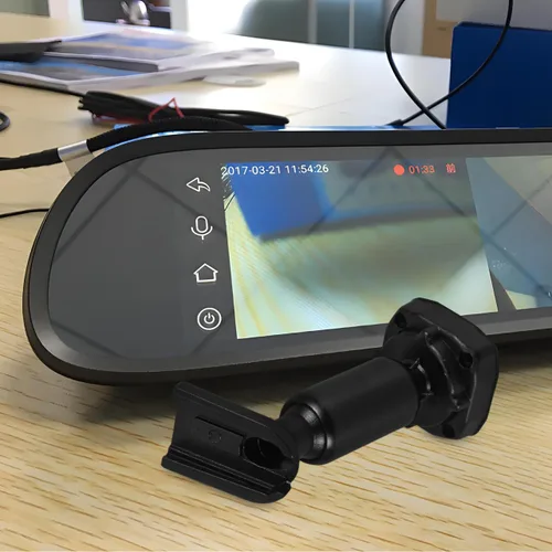 Miniatura 6 de GLEAVI Soporte de espejo retrovisor ajustable para cámara de salpicadero, seguridad mejorada del vehículo, fácil instalación, soporte de espejo