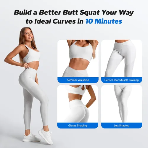 Miniatura 2 de MERACH Deep Squat Machine for Women, Adjustable Glutes Trainer Machine, Core & Leg Exercise, Push Up Board Workout Equipment at Home Gym