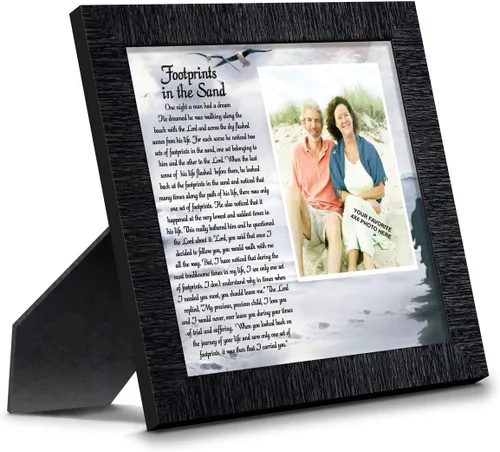 Miniatura 27 de Huellas en la arena inspirador arte de pared, decoración de playa, regalos cristianos para mujeres y hombres, decoración de pared cristiana, Get