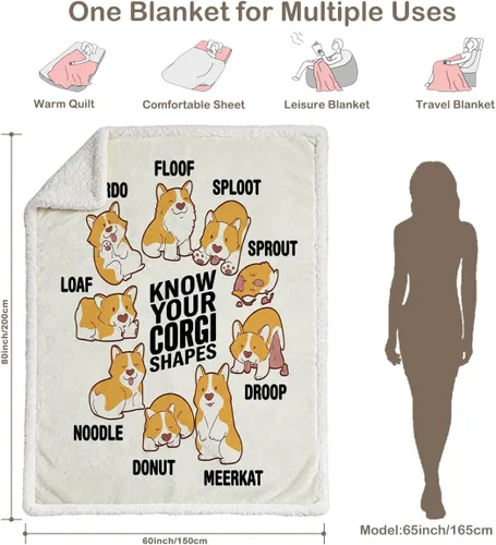Miniatura 189 de Autumn Teddy Dog Patchwork Sherpa Blanket Fall Cozy Throw Blanket Cute Puppy Quilt Style Warm Soft Blanket for Couch Sofa Bedroom Decor 50x60 Inches
