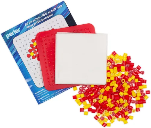 Miniatura 3 de Perler Beads Superman - Kit de actividades con cuentas de fusibles con logotipo para manualidades infantiles, 227 piezas