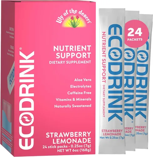 Miniatura 9 de Mezcla multivitamínica completa para bebidas ECODRINK sabor a arándanos y granada, paquete con 30 sobres (no incluye botella)