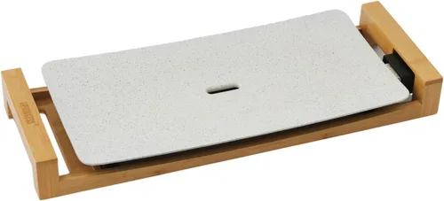 PRINCESS Plancha Eléctrica "Mesa Grill Stone" (Blanco)【Productos genuinos nacionales de Japón】