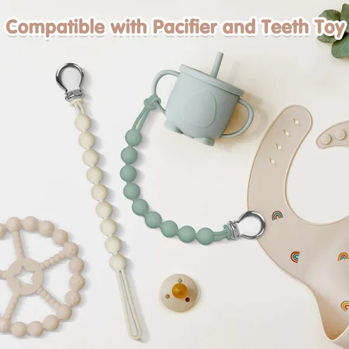 Miniatura 4 de Clips para chupetes para bebé, niña, niño, soporte de silicona para chupetes MAM, artículos esenciales para baby recién nacido, regalo de cumpleaños