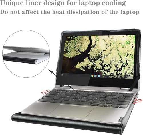 Miniatura 5 de Funda protectora para laptop Lenovo Chromebook C340 C340-11/Chromebook Flex 3i/ IdeaPad Flex 3 11IGL05 de 11.6 pulgadas